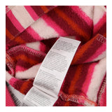 Hoodie Pink Stripe Heart Applique