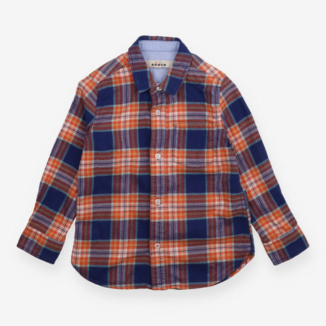 Blue and orange shirt