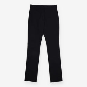 Trousers Black Slim Leg Tailored Zip Hem Smart