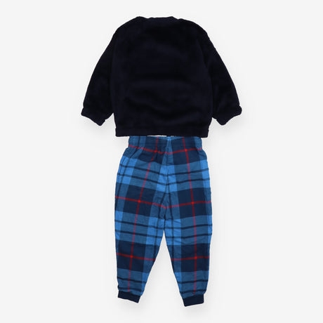 Pyjamas Paddington top navy fleece and bottom blue