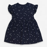 Dress Short Sleeve Navy Hearts