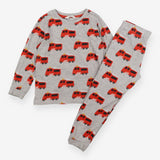Pyjamas Grey Fire Trucks