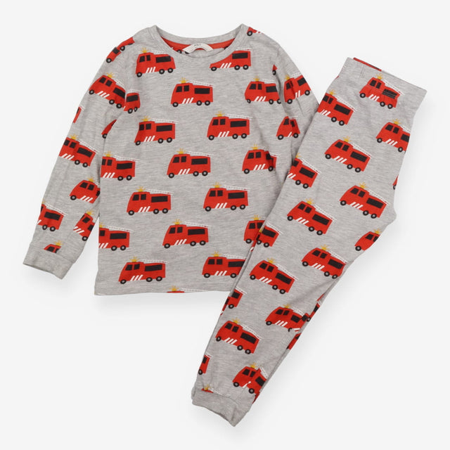 Pyjamas Grey Fire Trucks