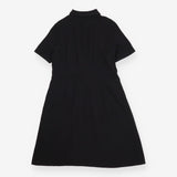 Dress black collared