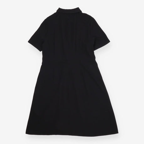 Dress black collared