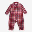 Sleepsuit Red, White and Blue Check