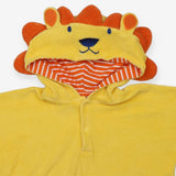 Poncho toweling yellow lion