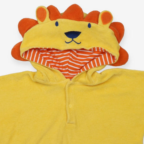 Poncho toweling yellow lion