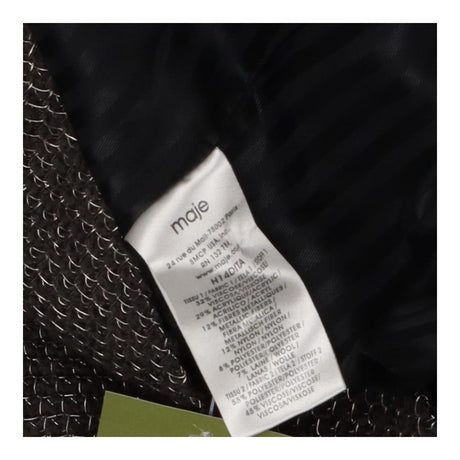 Blazer Textured Grey Open Front Jacket