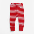Leggings Red and White Stripe