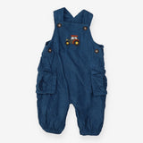 Blue Cord Tractor Dungarees