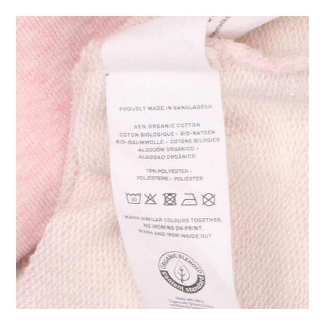 Pink marl jersey crew neck strong girls club sweat