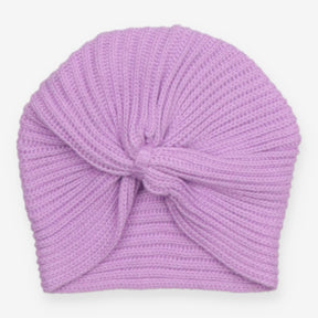 Lilac knit hat
