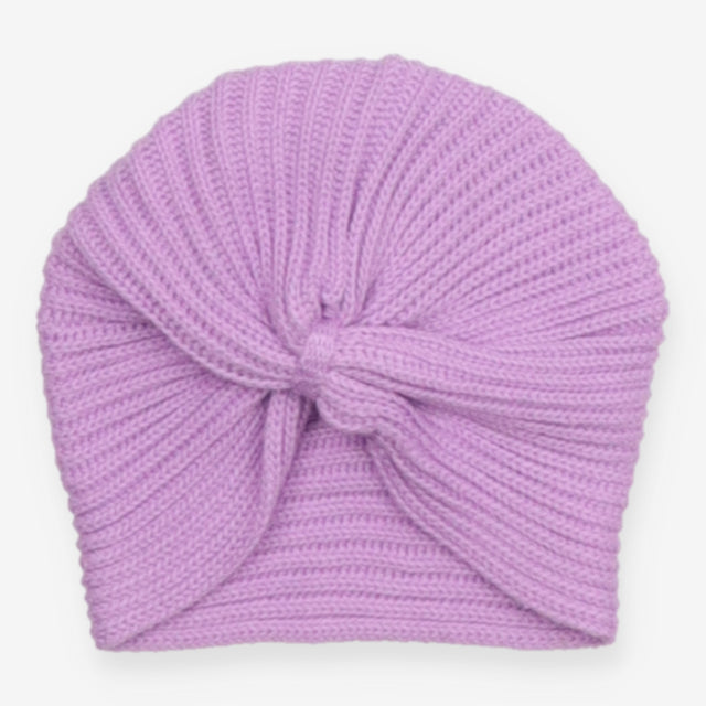 Lilac knit hat