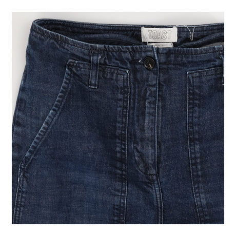 Blue Cropped Jean