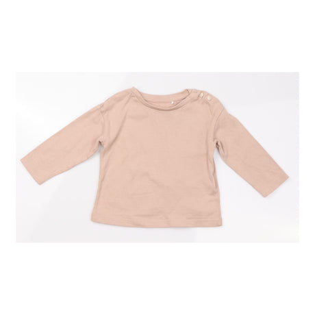 Brown Long Sleeve and Pink Leggings Outfit 