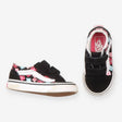 Vans Shoes Black with Glitter Flowers