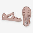Dusty Pink Velcro Sandals