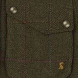 Tweed Field Coat Wool Country Jacket Suede Trim Ch