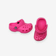 Crocs neon pink
