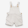 Grey Waffle Shortie Dungarees