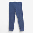 Leggings ribbed navy blue cuffed