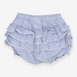 Blue Bloomer Shorts with Frills