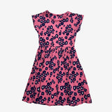 Pink and Purple short sleeve Jersey Dress