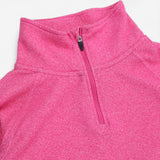 Pink Quarter Zip Fleece