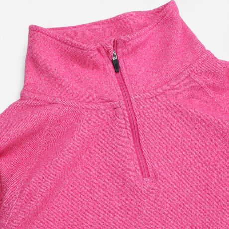 Pink Quarter Zip Fleece