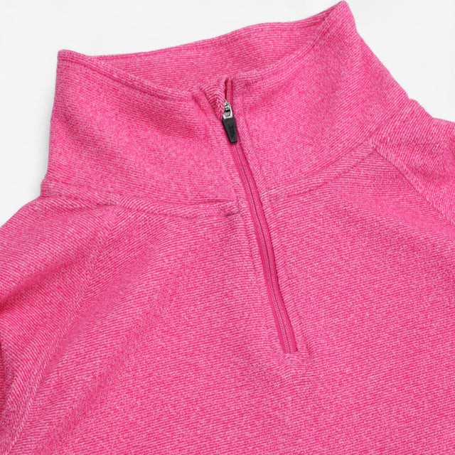 Pink Quarter Zip Fleece