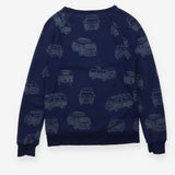 Sweater navy campervan