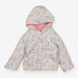 Pink Cord and Flowers Reversible Coat
