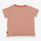 Tee SS Burnt orange stripes