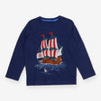 Blue Pirate Ship Long Sleeve