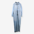 Seraphine Soft Denim Maternity Jumpsuit