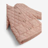 Coat Pink Quilted with Buttons