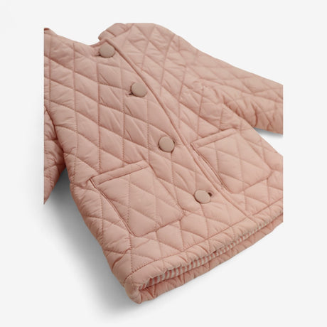 Coat Pink Quilted with Buttons