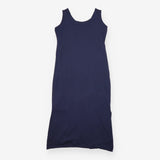 Maxi Dress Navy Sleeveless Petite Jersey