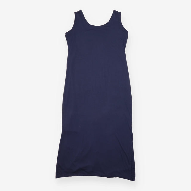 Maxi Dress Navy Sleeveless Petite Jersey