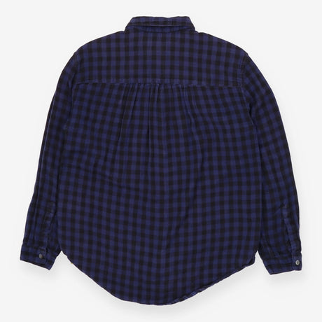 Shirt Blue Check Long Sleeve