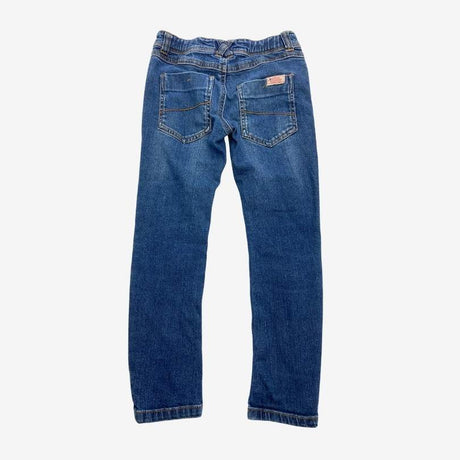 Blue Jeans with Cross Waistband