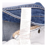 Shorts Blue Denim Turn Up Knee Length Jean Shorts