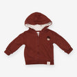 Hoodie brown Lets go outside