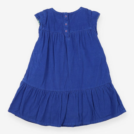 Blue Cord Floral Lining