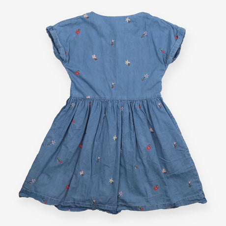 Dress chambray small flowers SS