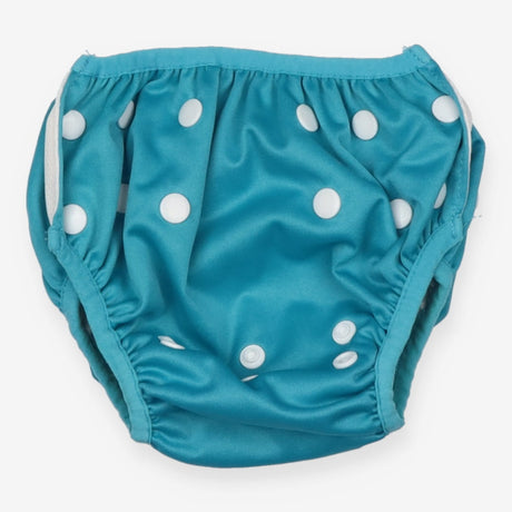 swim nappy blue adjustable poppers