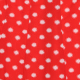 Red White Sunburst Cotton Sundress Sleeveless Fit 