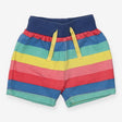 Shorts pastel stripe rainbow pocket