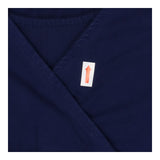 Navy Wrap Nursing Dress